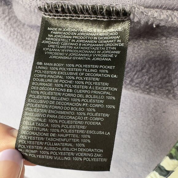 The North Face Girls Fleece Mashup Jacket Lunar Slate XL 14/16 Purple NF0A82TE - Picture 7 of 10